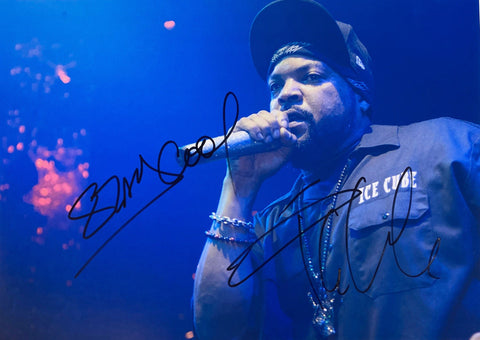 Ice Cube facsimile signed  photo