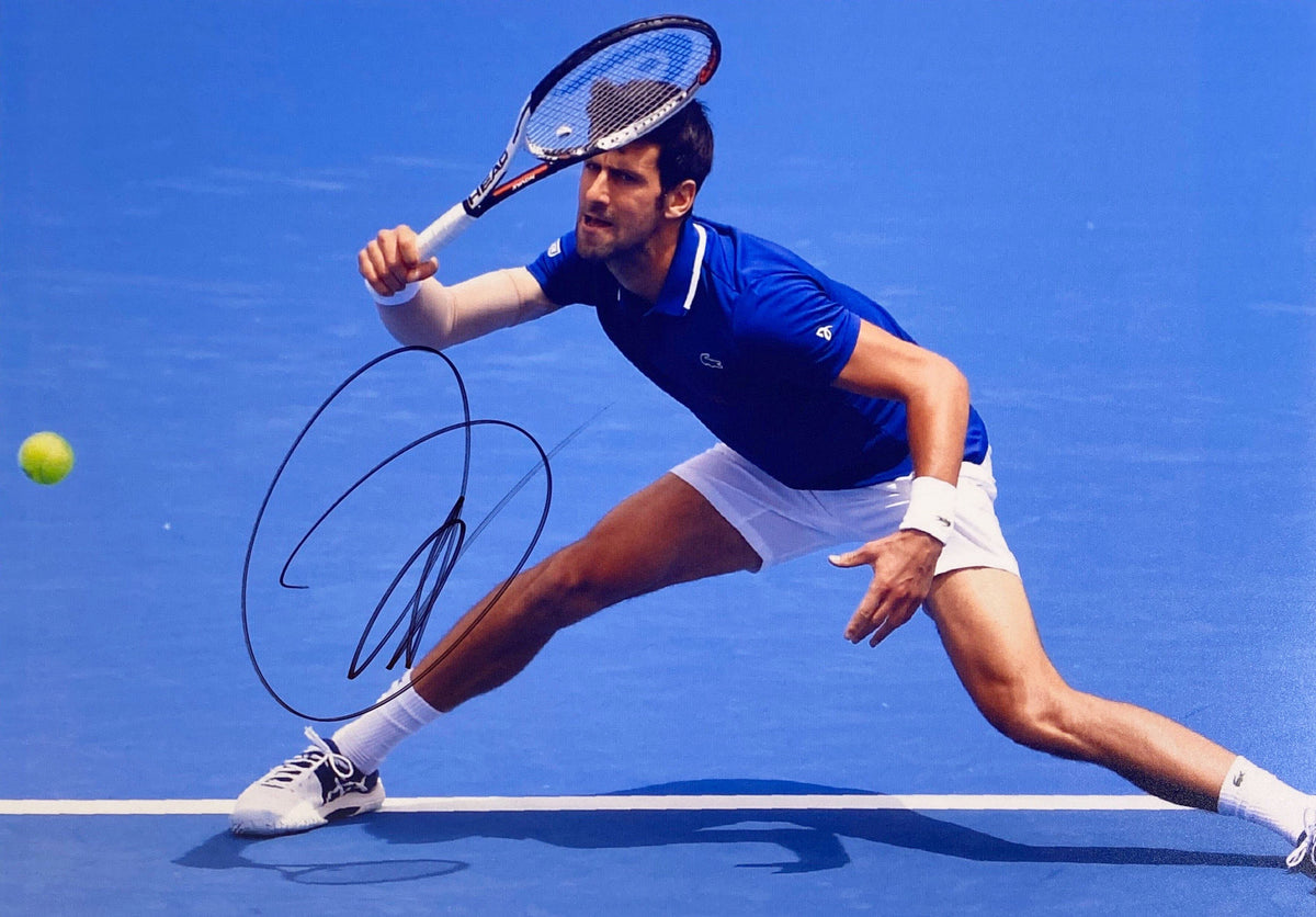 ATP Novak Djokovic facsimile signed  photo