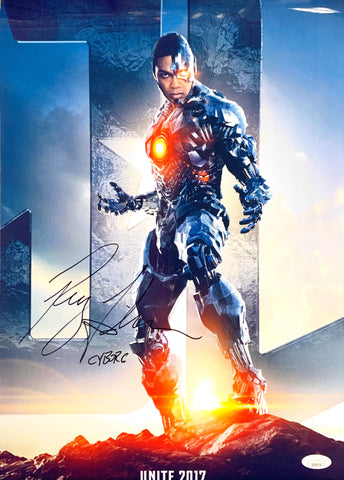 Justice League Ray Fisher facsimile signed  movie photo