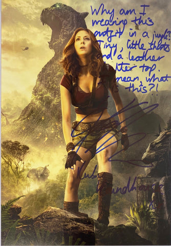 Jumanji: Welcome to the Jungle Karen Gillan facsimile signed  movie photo