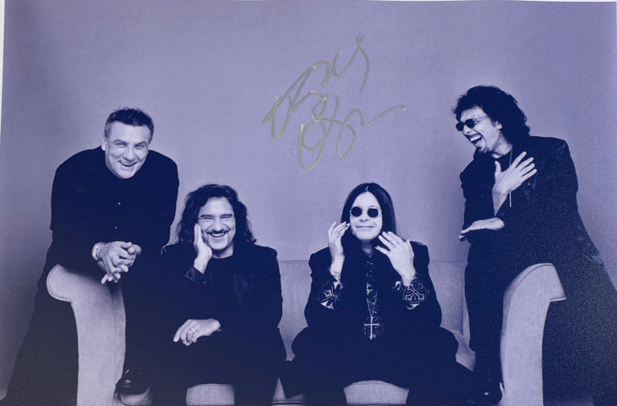 Black Sabbath Ozzy Osbourne facsimile signed  photo