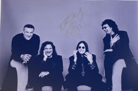 Black Sabbath Ozzy Osbourne facsimile signed  photo
