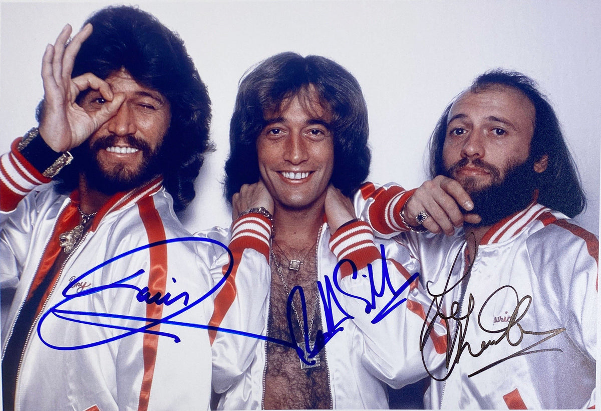 The Bee Gees Band facsimile signed  photo