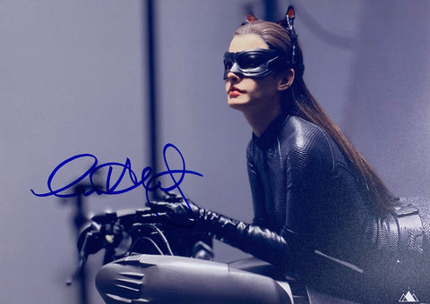 The Dark Knight Rises Anne Hathaway facsimile signed  movie photo