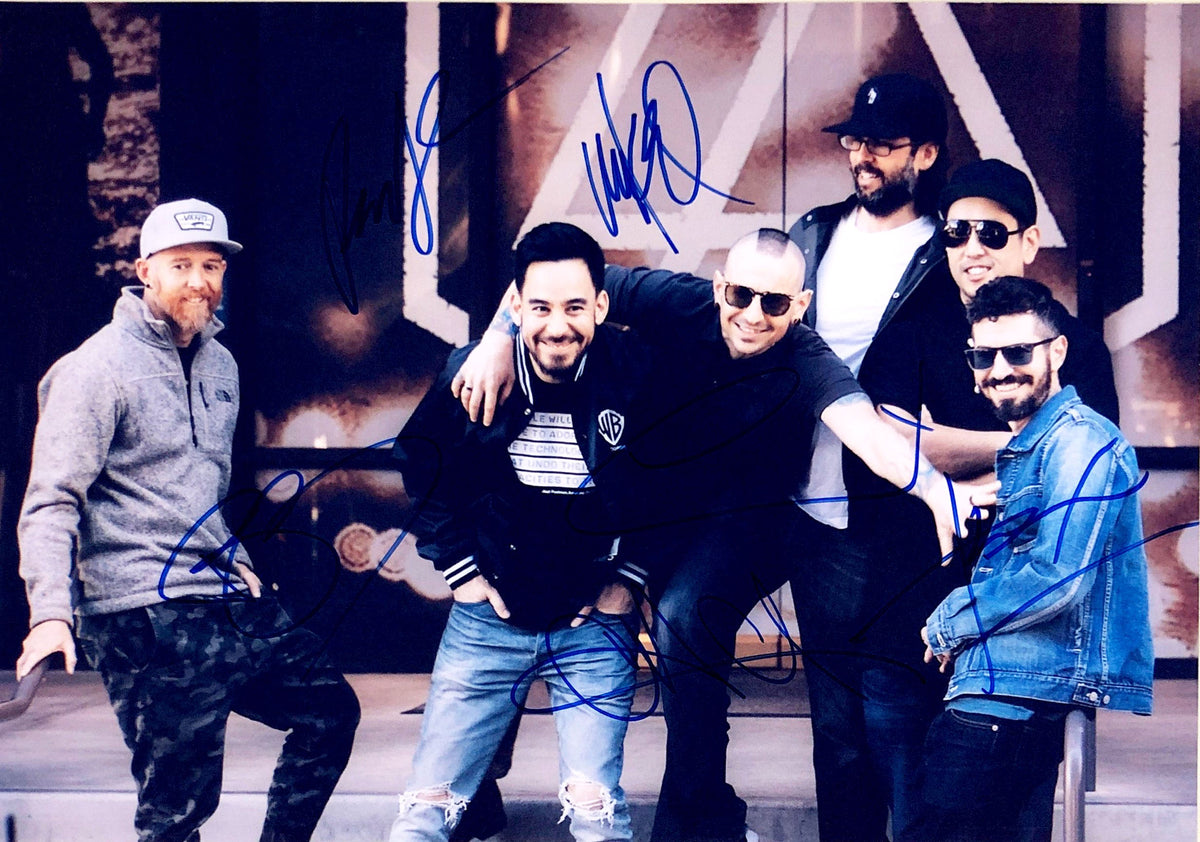 Linkin Park band facsimile signed  photo