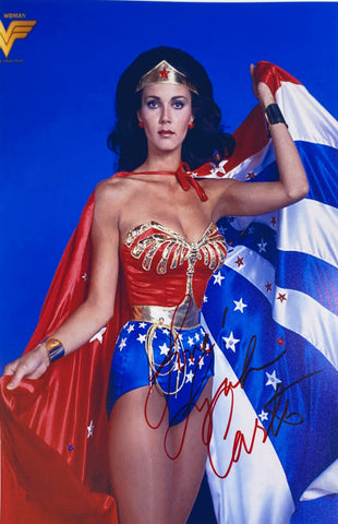 Wonder Woman Lynda Carter facsimile signed  photo