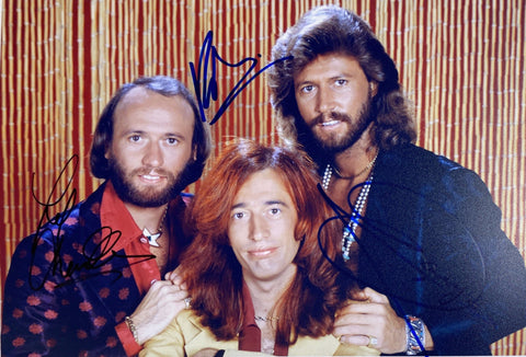 The Bee Gees Band facsimile signed  photo