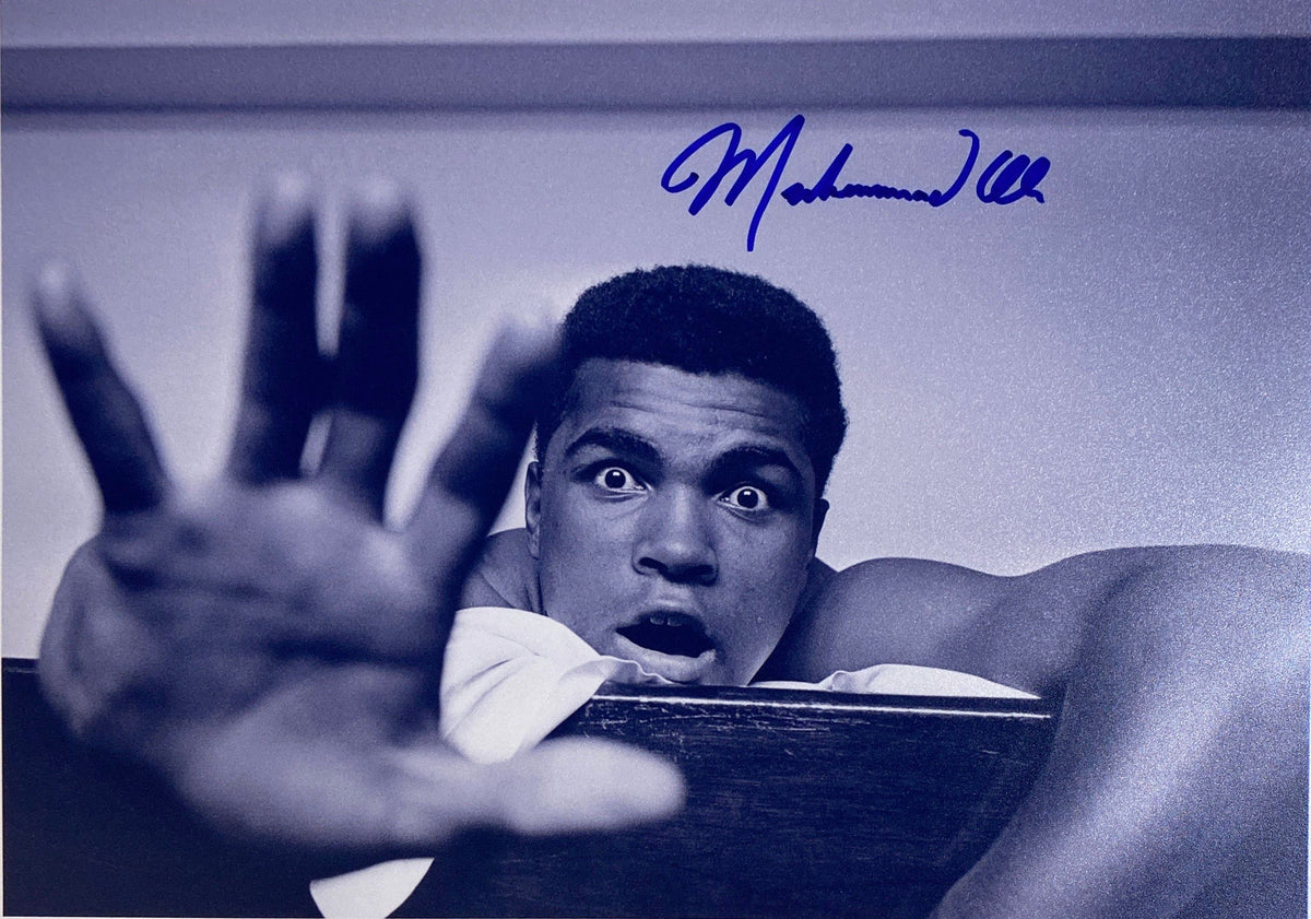 Muhammad Ali facsimile signed  photo