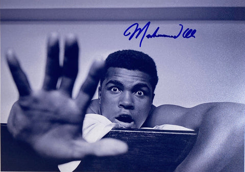 Muhammad Ali facsimile signed  photo