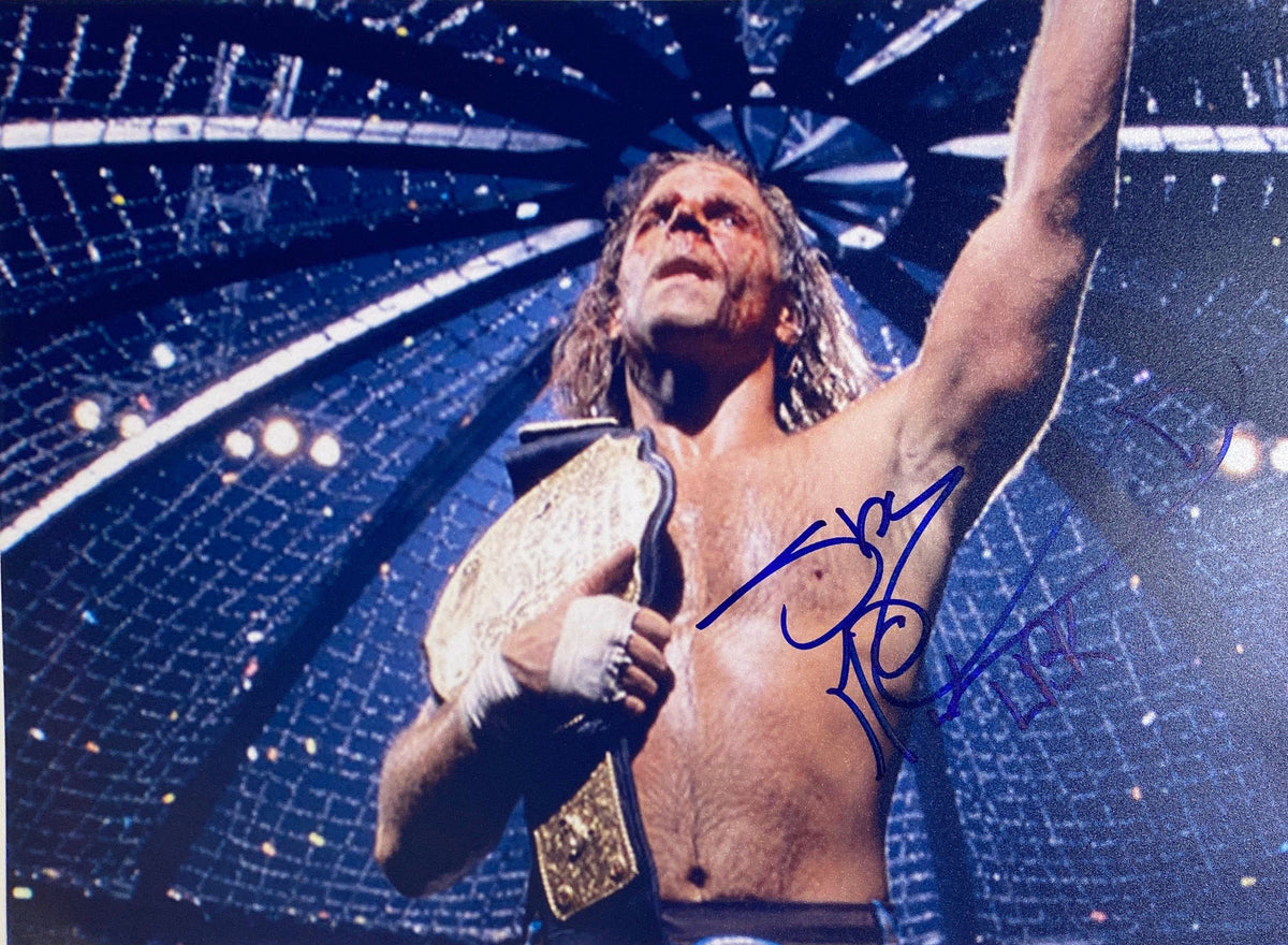 Mr. WrestleMania Shawn Michaels facsimile signed  photo