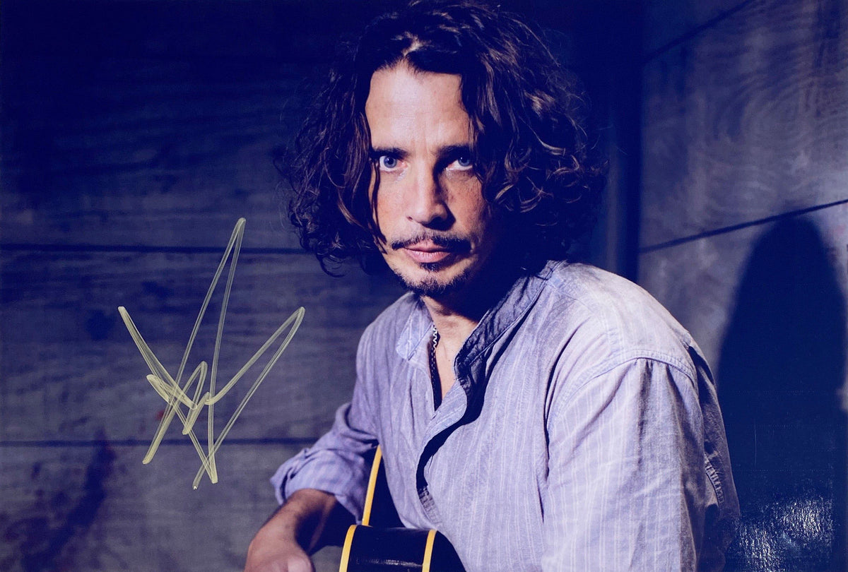 Chris Cornell facsimile signed  photo