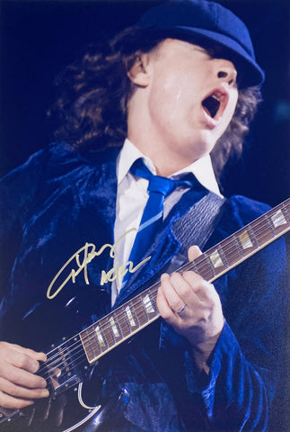 AC/DC Angus Young facsimile signed  photo